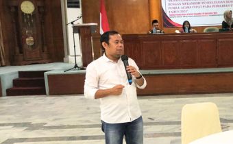 Davitri Jabarkan Empat Potensi Sengketa Proses Antar Peserta Pemilu kepada Jajaran Bawaslu Bangka