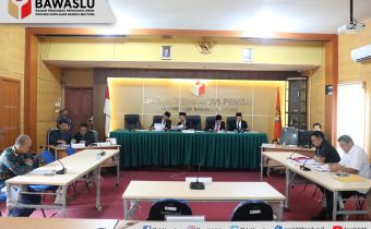 BAWASLU BABEL KEMBALI GELAR SIDANG DUGAAN  PELANGGARAN ADMINISTRATIF PEMILU 2019